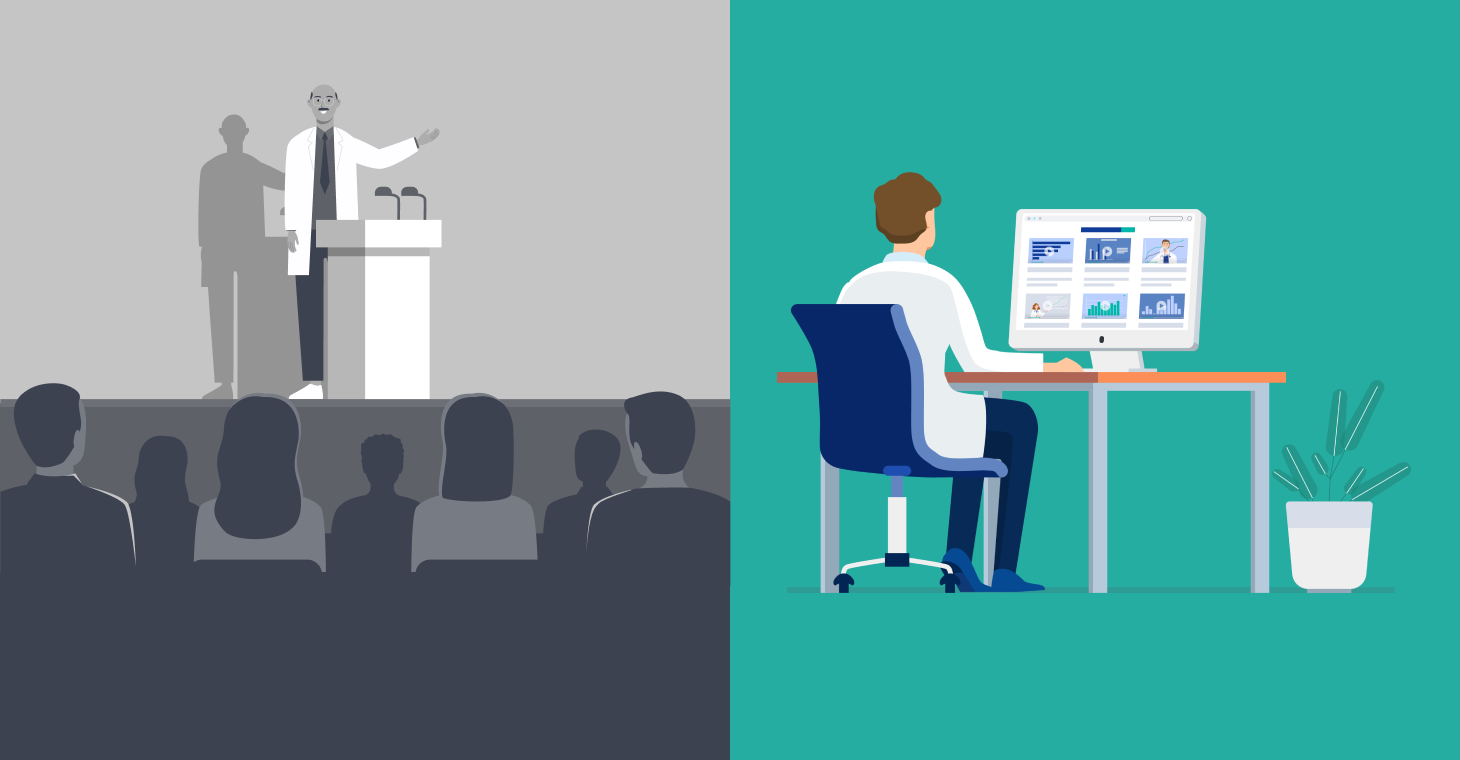 virtual medical conferences offline online on-demand