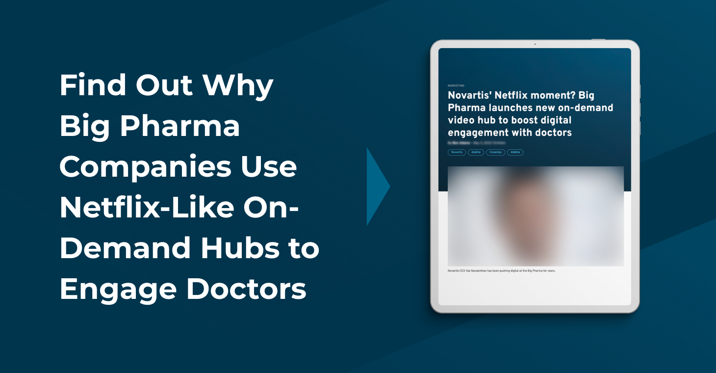 pharma on demand content engage healthcare professionals HCP